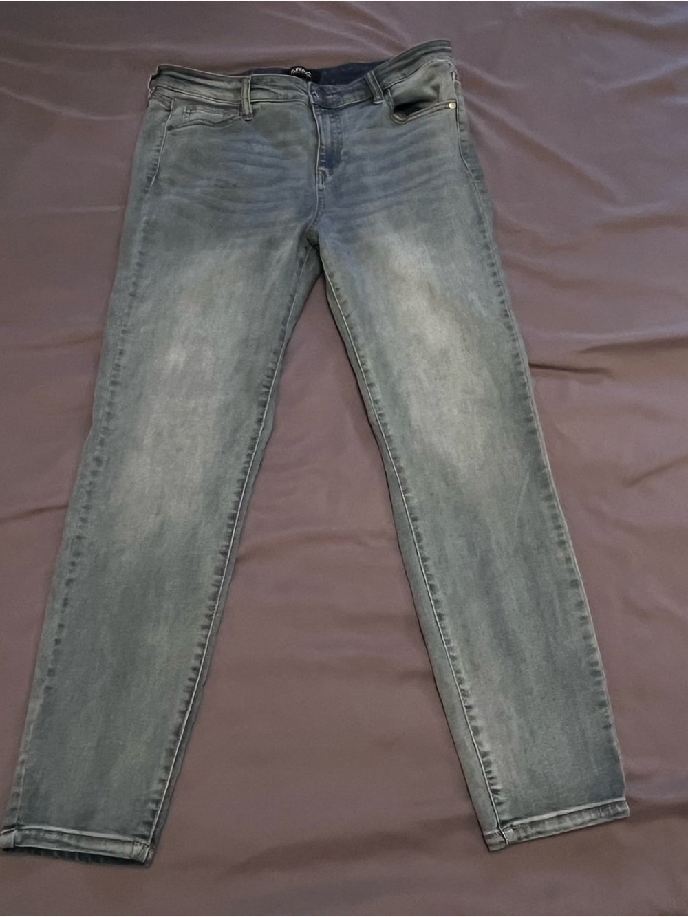 Buffalo David Bitton Women's Aubrey High-Rise Stretchy Ankle Grazer Jeans Size 8